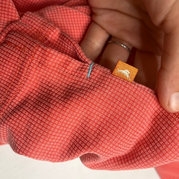 Tommy bahama Polo Modal Polyester Men's XXL Coral 3 Button - Picture 4 of 7